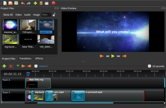 openshot video editor performance